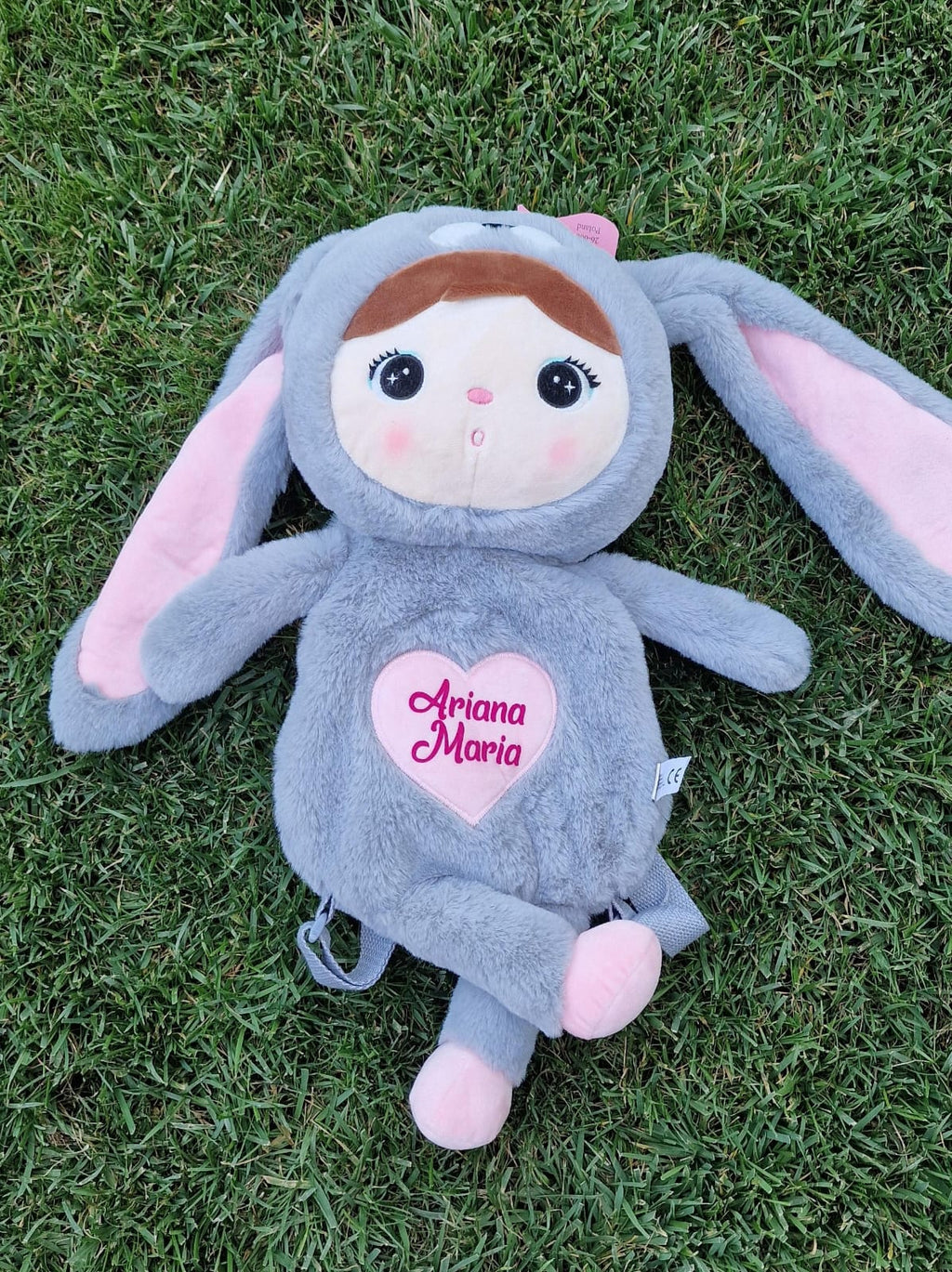 Rucsac personalizat cu nume, model Bunny - Ariana Maria