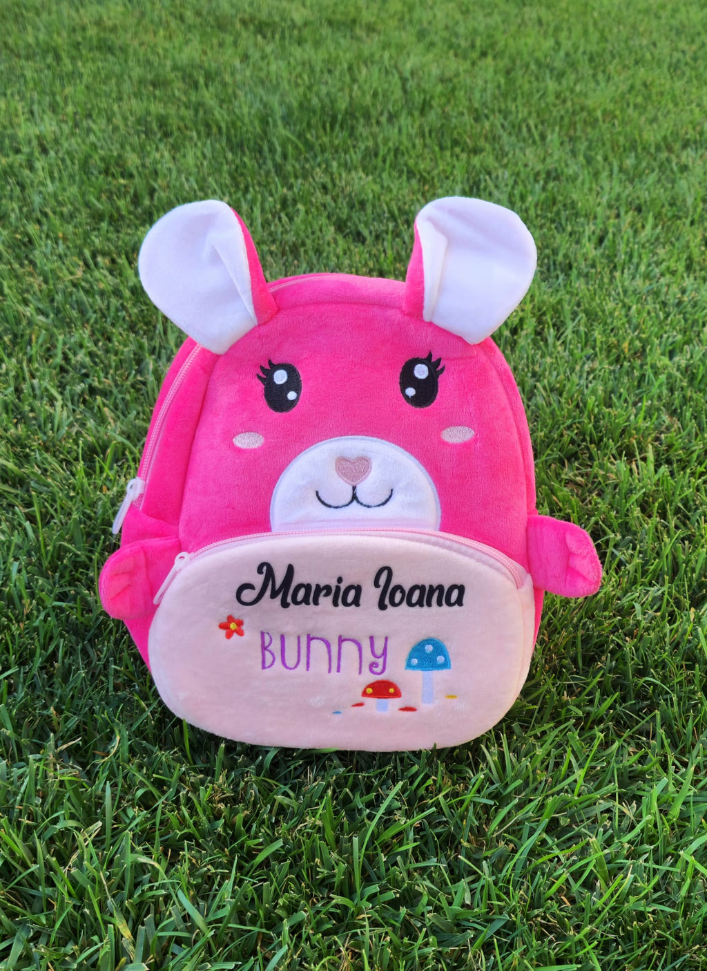 Rucsac Personalizat cu nume, model Bunny - Maria Ioana