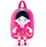 Rucsac personalizat model classic Princess cu jucarie detasabila (gradinita/cresa)