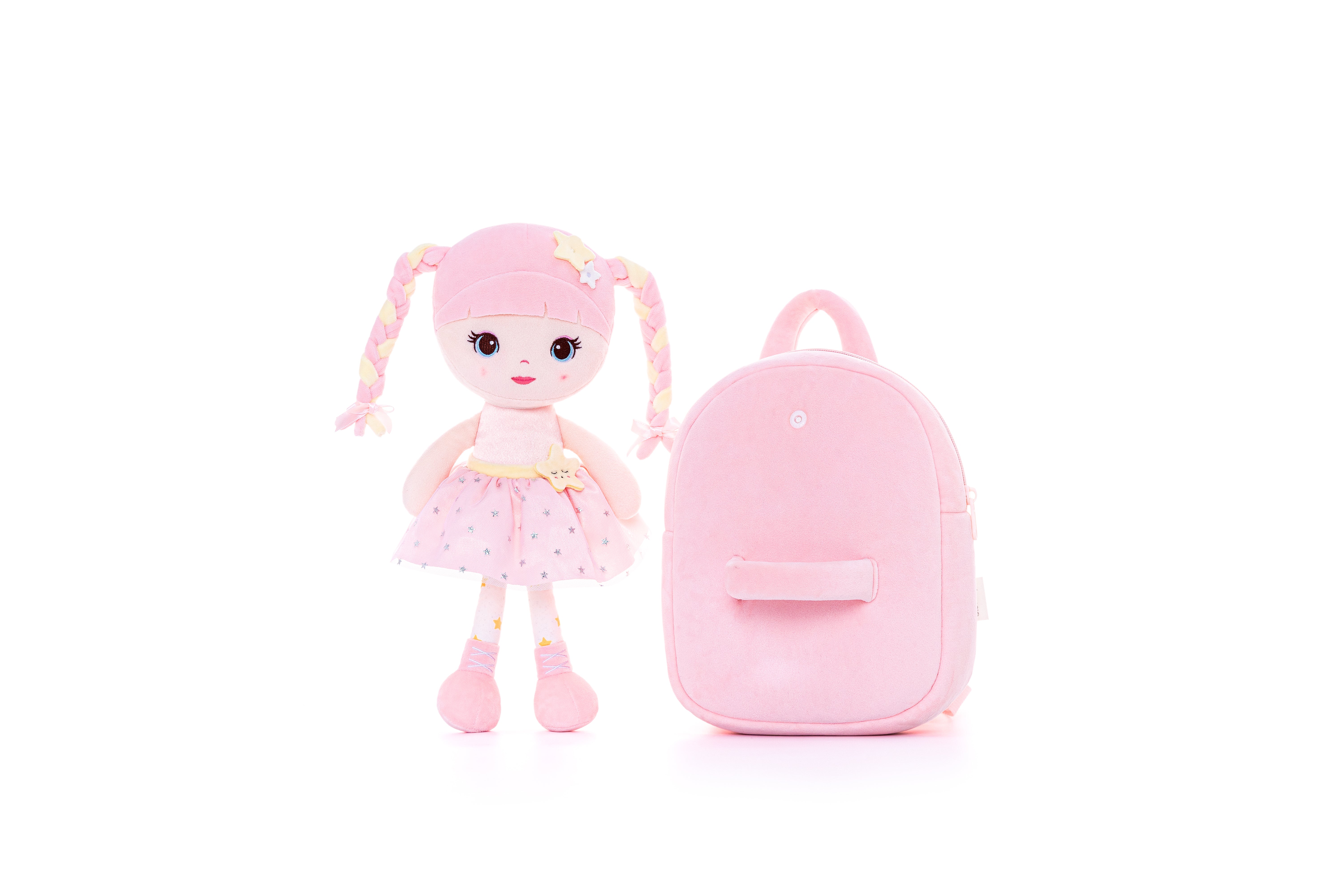 Rucsac personalizat model Magic Girl cu jucarie detasabila (gradinita/cresa)