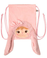 Sac personalizat, model Iepuraș pufos, grădiniță/creșă
