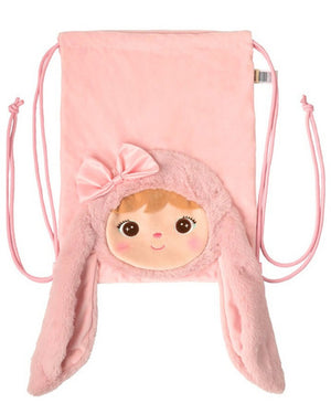 Sac personalizat, model Iepuraș pufos, grădiniță/creșă