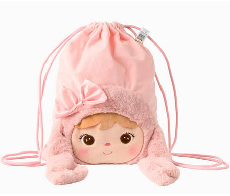 Sac personalizat, model Iepuraș pufos, grădiniță/creșă