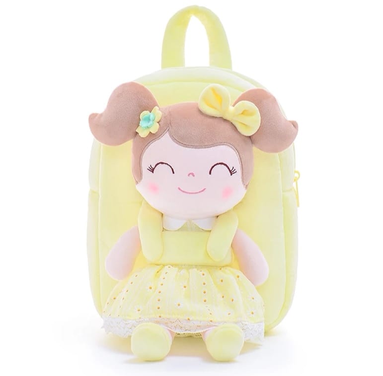 Rucsac personalizat model Spring Girl cu jucarie detasabila (cresa/gradinita)