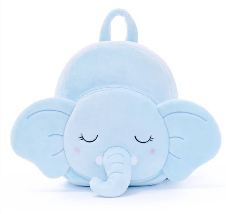 Rucsac personalizat model Elefant Blue (gradinita/cresa)